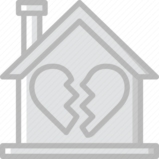 Broken, family, home, love, people icon - Download on Iconfinder