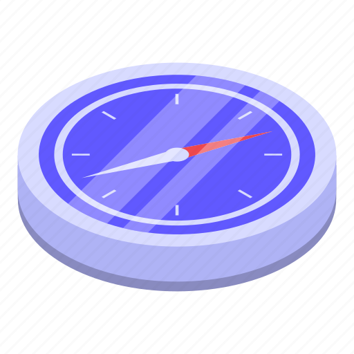 Navigation, compass, isometric icon - Download on Iconfinder