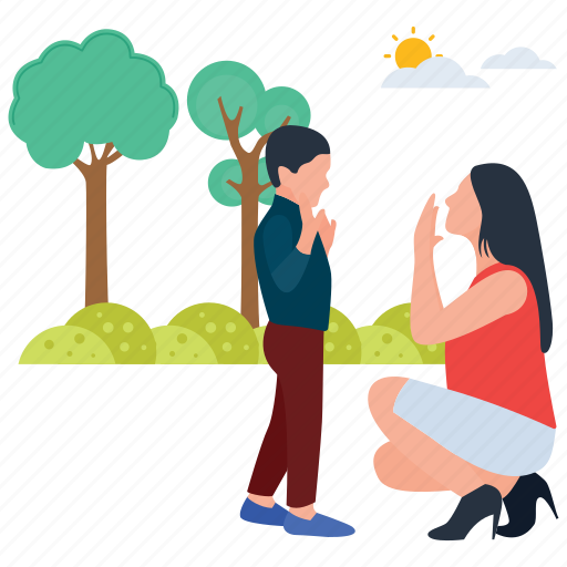 Baby and mother, baby playing, motherhood, outdoor fun, park activities, picnic time illustration - Download on Iconfinder