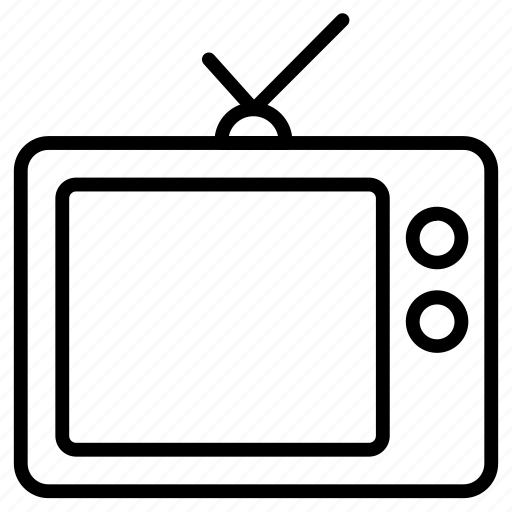 Television, old, tv, electronics, screen icon - Download on Iconfinder