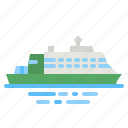 boat, ship, feery, cargo, shipping