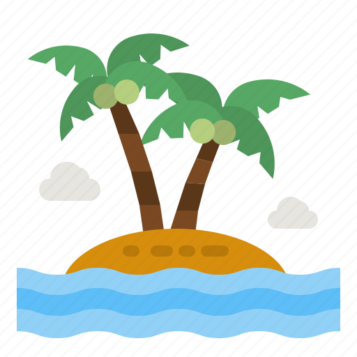 Island, desert, palm, tree, oasis icon - Download on Iconfinder