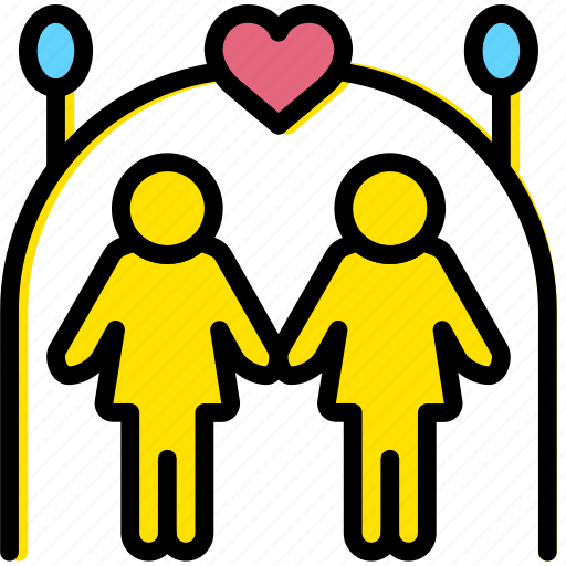 Family, home, lesbian, marriage, people icon - Download on Iconfinder
