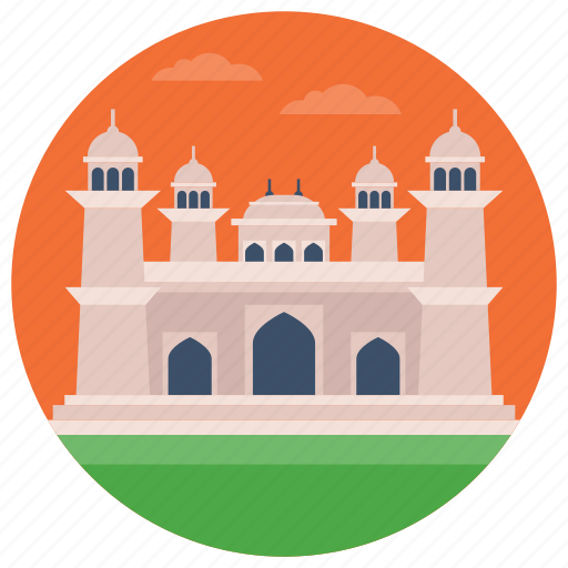 Badshahi mosque, muslims mosque, pakistan landmark, religious place, royal place icon - Download on Iconfinder