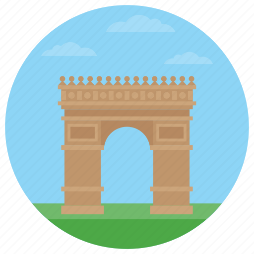 Arch of titus, famous places, italy monuments, landmark, rome arch icon - Download on Iconfinder