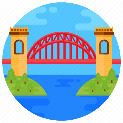 Overpass, flyover, golden bridge, golden gate bridge, suspension bridge icon - Download on Iconfinder