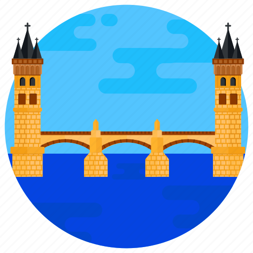 Overpass, footbridge, flyover, charles bridge, arch bridge icon - Download on Iconfinder