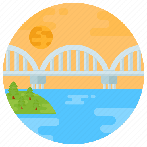 Overpass, footbridge, flyover, napier bridge, arched bridge icon - Download on Iconfinder