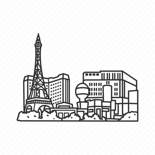 Building, city, famous city, famous skyline, las vegas, nevada, skyline icon - Download on Iconfinder