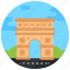 landmark, monument, france monument, arc de triomphe, paris monument 