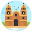landmark, monument, cathedral church, iglesia de la, church