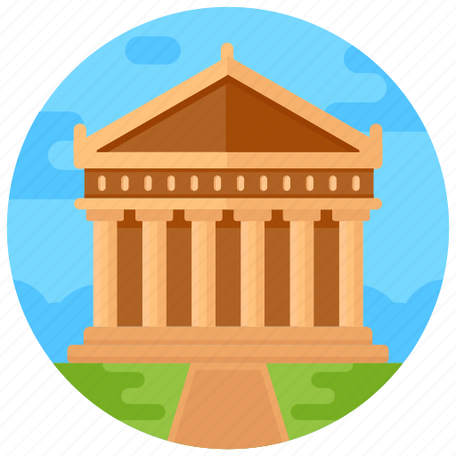 Parthenon temple, acropolis, temple architecture, broken temple icon - Download on Iconfinder