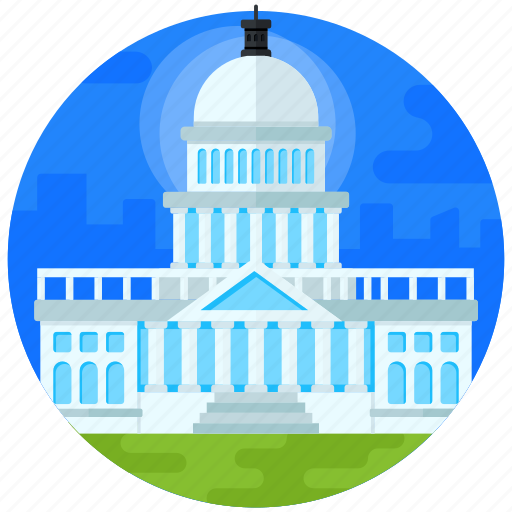 Landmark, monument, us congress, capitol hill, supreme court icon - Download on Iconfinder