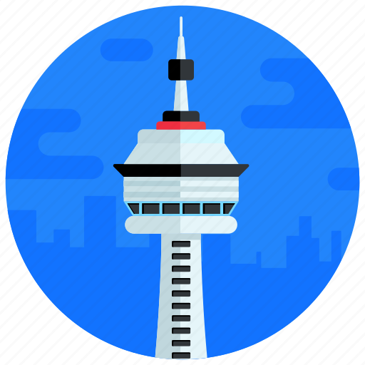 Landmark, monument, cn tower, canadian national tower, canada landmark icon - Download on Iconfinder