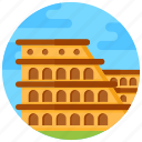 landmark, monument, rome, italy landmark, colosseum