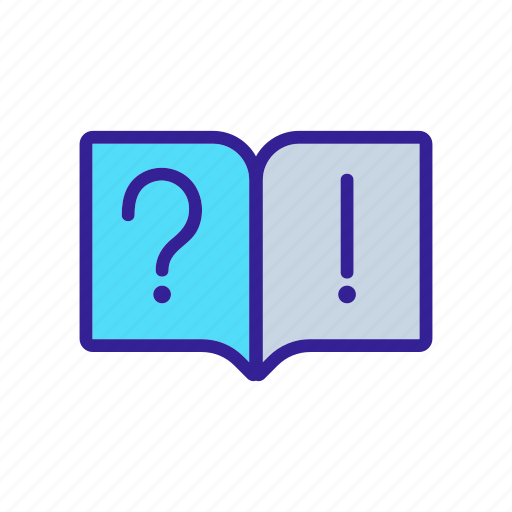 Answer, business, contour, faq, information, problem, question icon - Download on Iconfinder