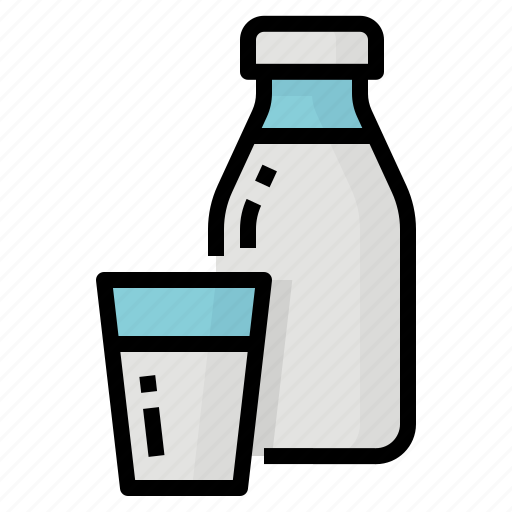 Farm Fresh Milk Product Icon Download On Iconfinder