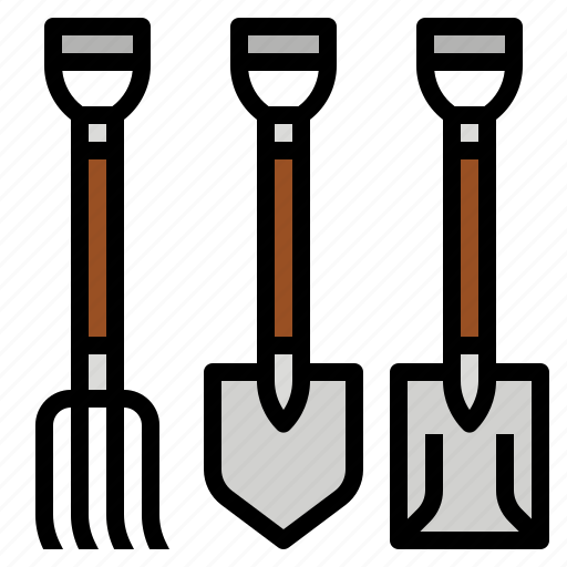 Farming, rake, shovel, tools icon - Download on Iconfinder