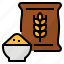 barley, branch, food, wheat 
