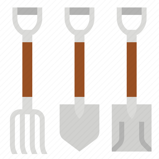 Farming, rake, shovel, tools icon - Download on Iconfinder