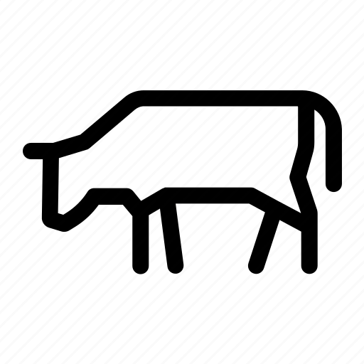 Angus, beef, cattle, cow, farm icon - Download on Iconfinder