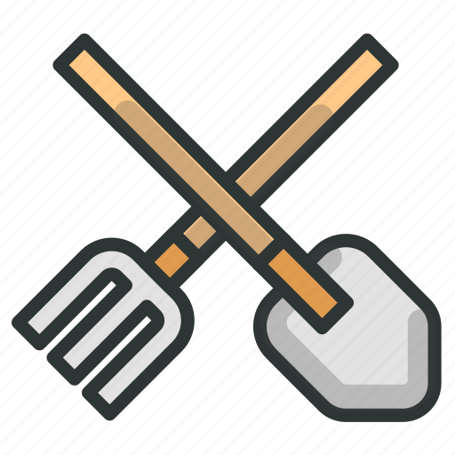 Farm, fork, shovel icon - Download on Iconfinder