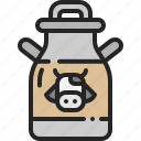 milk, bucket, dairy, barrel, product, tank, farm
