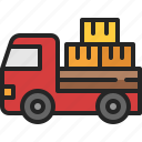 pickup, truck, car, delivery, transportation, logistic, transport