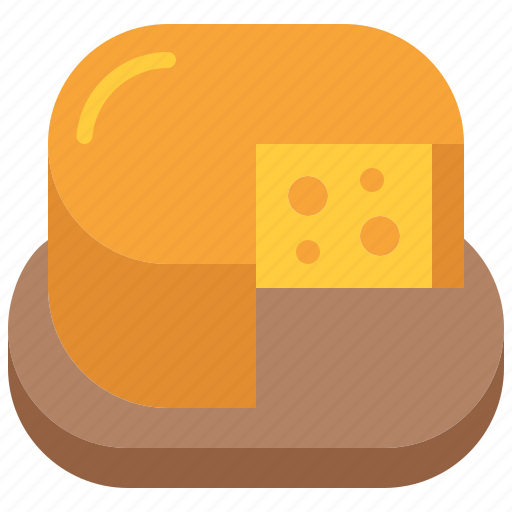 Cheese, milk, product, swiss, piece, food, cut icon - Download on Iconfinder