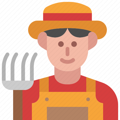 Farmer, man, profession, occupation, avatar, male, user icon - Download on Iconfinder