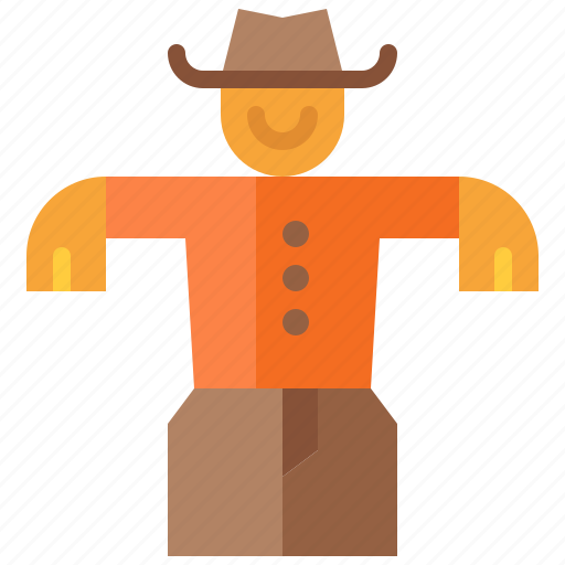 Scarecrow, farming, character, doll, straw, halloween, rural icon - Download on Iconfinder