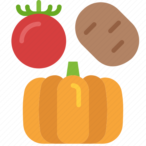 Vegetable, harvest, potato, tomato, pumpkin, food, agricultural icon - Download on Iconfinder