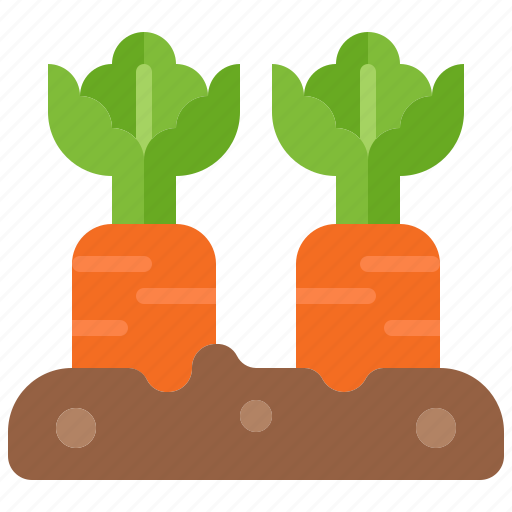 Vegetable, raised, bed, carrot, growth, plant, gardening icon - Download on Iconfinder
