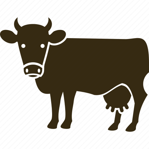 Organic, cow, milk, meat, farm, cattle breeding, restaurant icon - Download on Iconfinder