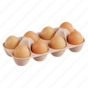 egg, trays, tray, ckicken, farm, animal, food 