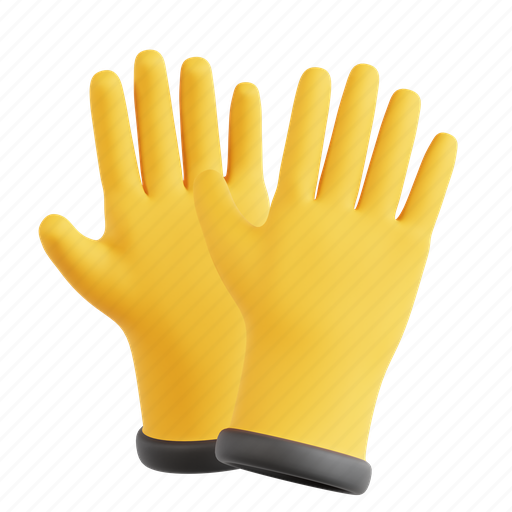 Gloves, tool, glove, hand, work, construction, farm 3D illustration - Download on Iconfinder