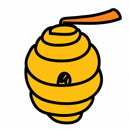 Bees, comb, farm, hive, home, honey, sweet icon - Download on Iconfinder