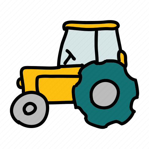 Equipment, farm, farming, harvest, tires, tractor, vehicle icon - Download on Iconfinder