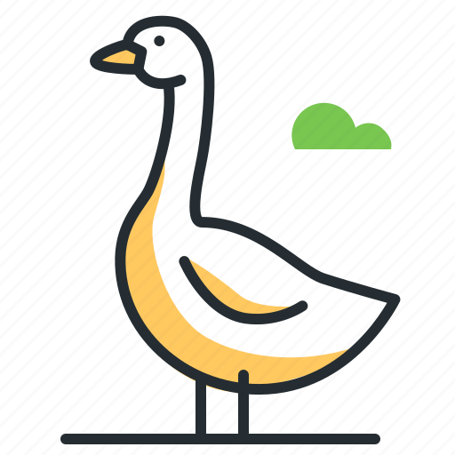 Animal, bird, farm, goose icon - Download on Iconfinder