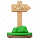 farm, signboard, animal, billboard 
