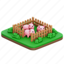 pig, livestock, animal, barn, farm 