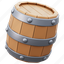 barrel, container, fuel, wooden 