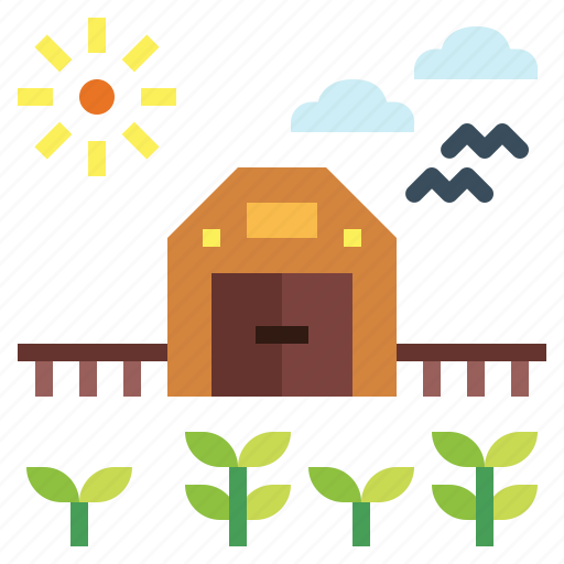 Farm, fields, nature, scenery icon - Download on Iconfinder