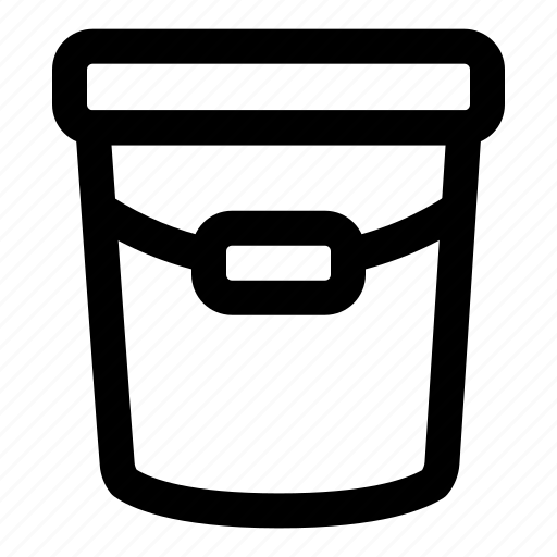Bucket, container, pall, farming, gardening, and, garden icon - Download on Iconfinder