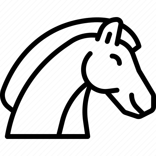 Horse, pony, farm, wild, animal icon - Download on Iconfinder