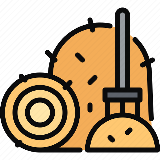 Hay, straw, stack, bale icon - Download on Iconfinder