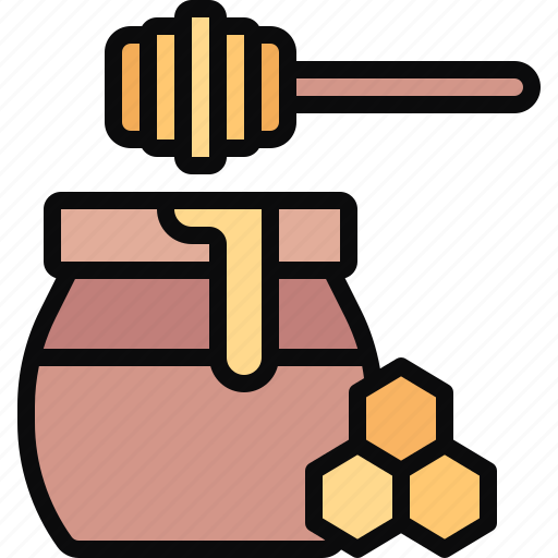 Honey, bee, organic, jar, pot icon - Download on Iconfinder