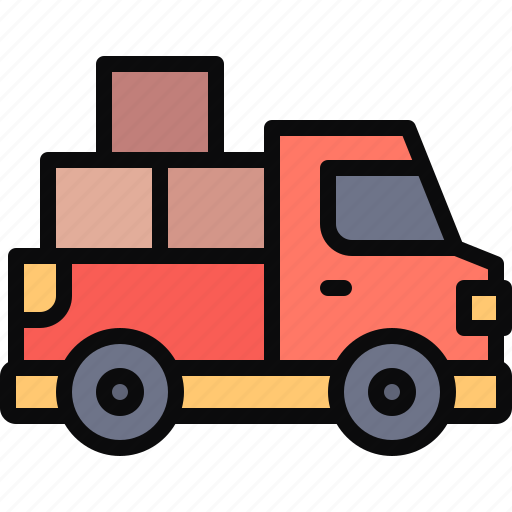 Pickup, truck, transportation, car, vehicle icon - Download on Iconfinder