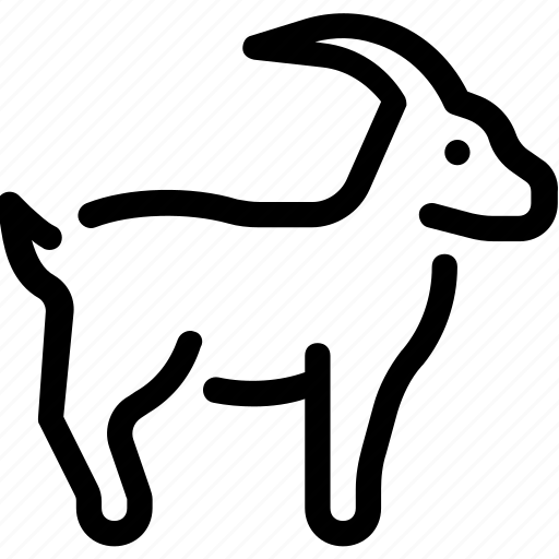 Agriculture, animal, domesticated, farm, goat, livestock icon - Download on Iconfinder