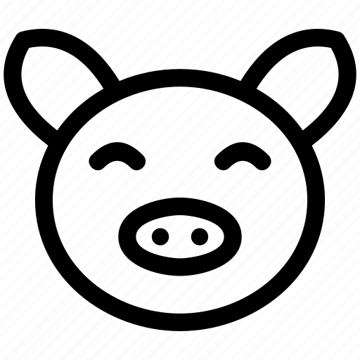 Pig, animal, farm, farmer, plant, piggy icon - Download on Iconfinder